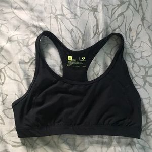 Black Sports Bra